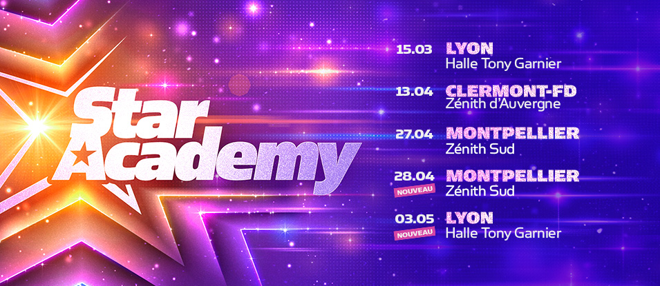 Star Academy En Concert Billetterie En Ligne Contremarque